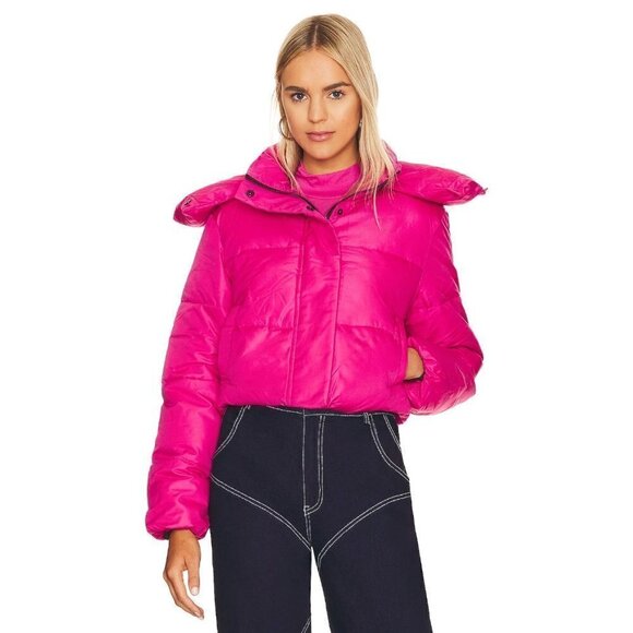 Unreal Fur Phaedra Jacket Pink Womens Size XL - Picture 2 of 16